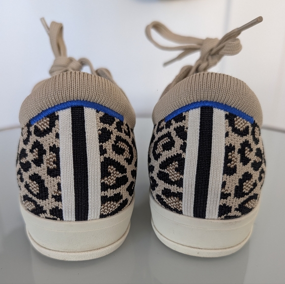 Rothy's Beige and Black Leopard Sneakers - Picture 3 of 6
